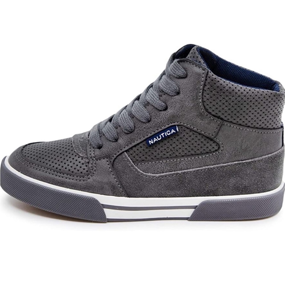 NAUTICA Kids Horizon Sneaker Lace Up Fashion Shoe Boot High Top Size 5 NWOT